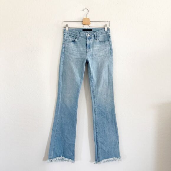 J Brand Sallie Mid Rise Bootcut Jeans in Cloudy Size 26 - Picture 2 of 8